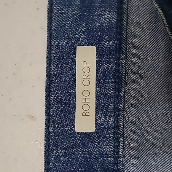 Vintage America Distressed Boho Crop Jeans size 8/29 - Picture 4 of 8